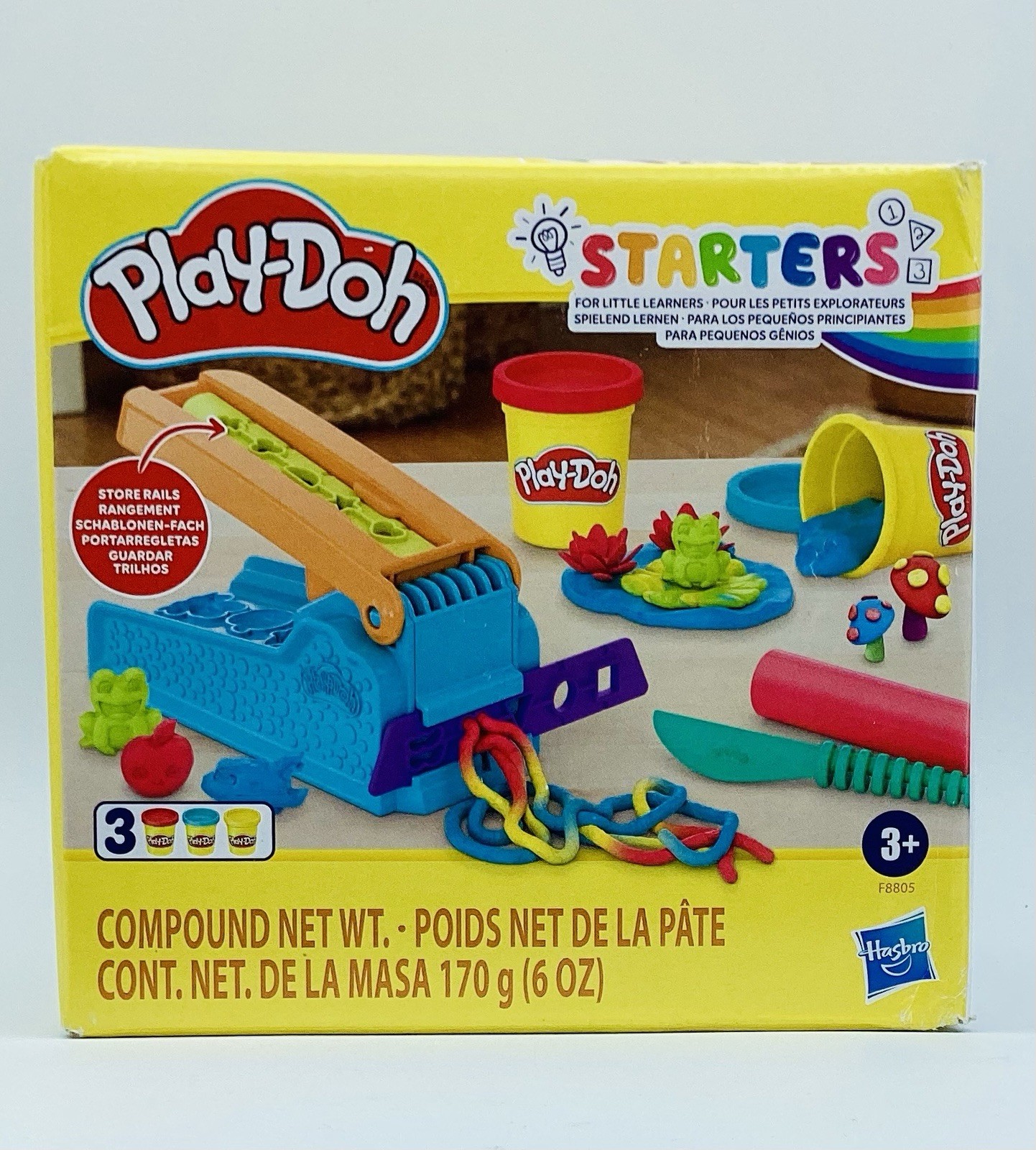 Play-Doh Fun Factory Starter Set 10 Shapes with 3 Colors Minor Damage