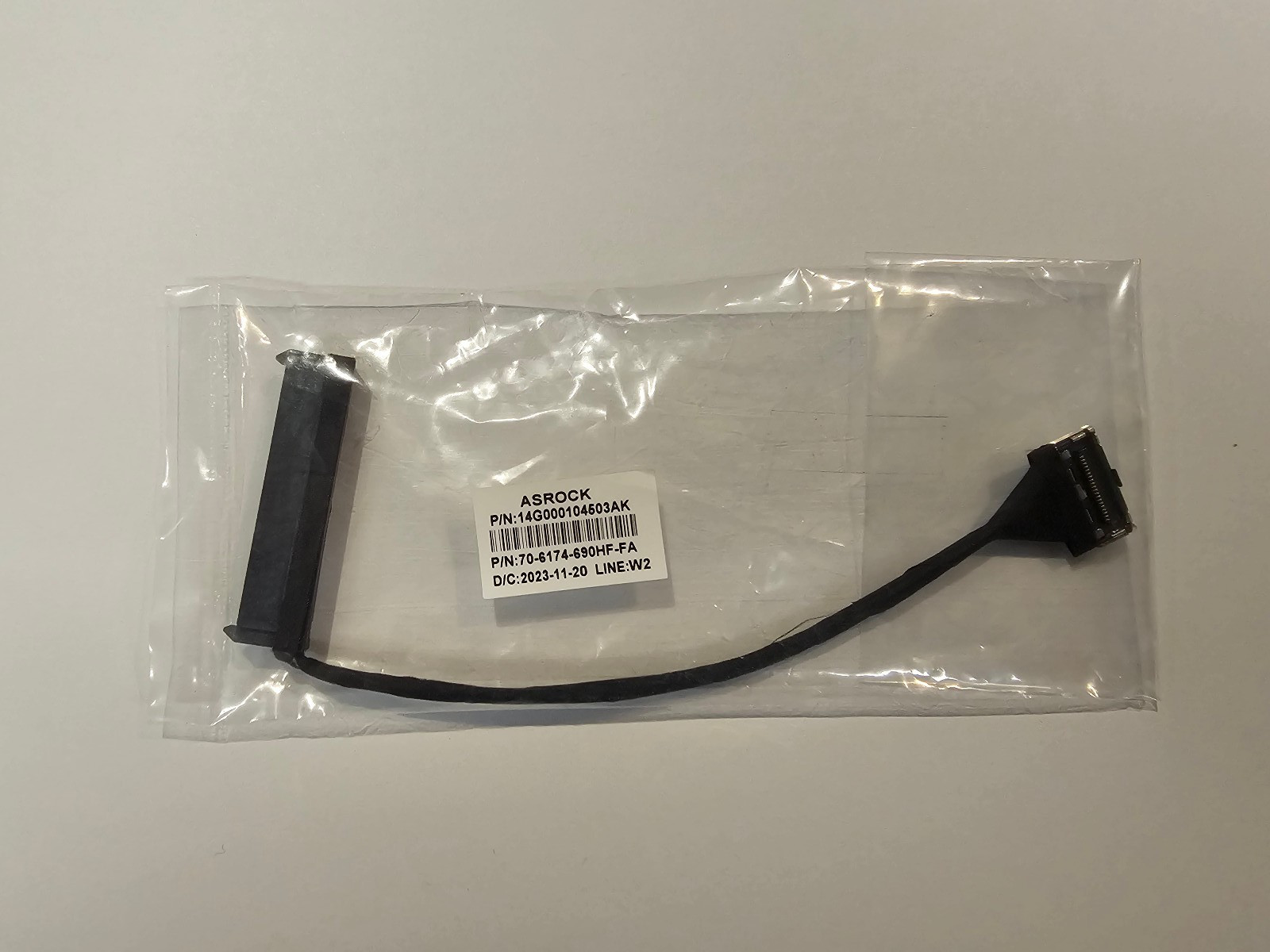 NEW ASRock DeskMini 14G000104503AK SATA Adapter Cable for Hard Drive HDD/SSD