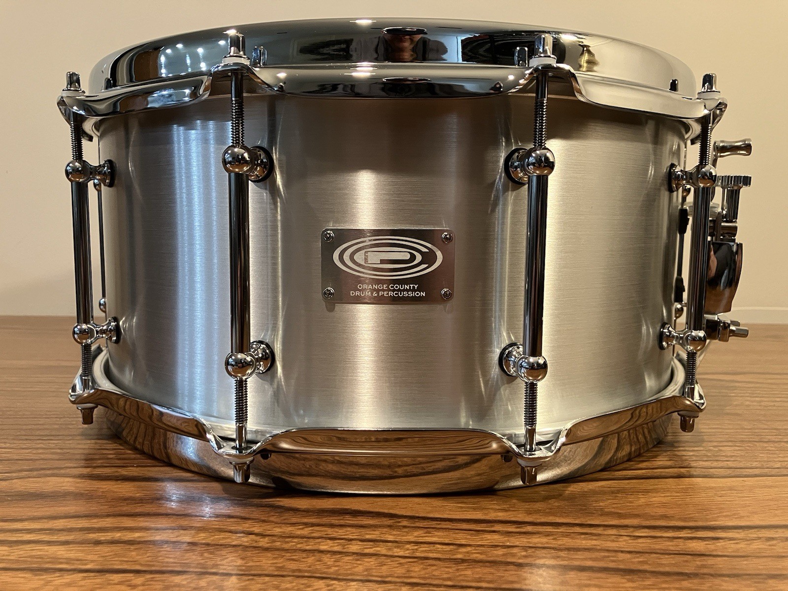 Orange County Drum & Percussion Raw Aluminum Snare Drum - 14 x 6.5 in.