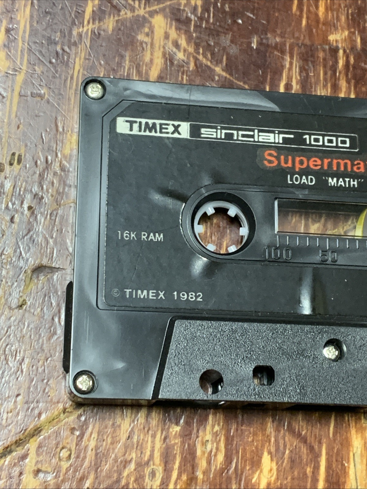 Timex Sinclair 1000 Super Math Vintage Computer Cassette Tape (16 RAM)