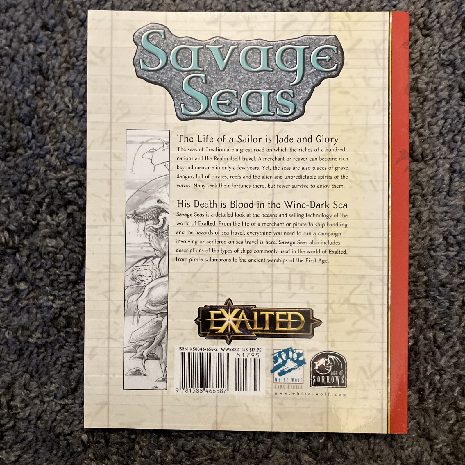White Wolf Savage Seas Exalted Roleplaying Setting Resource WW8822 RPG Gaming