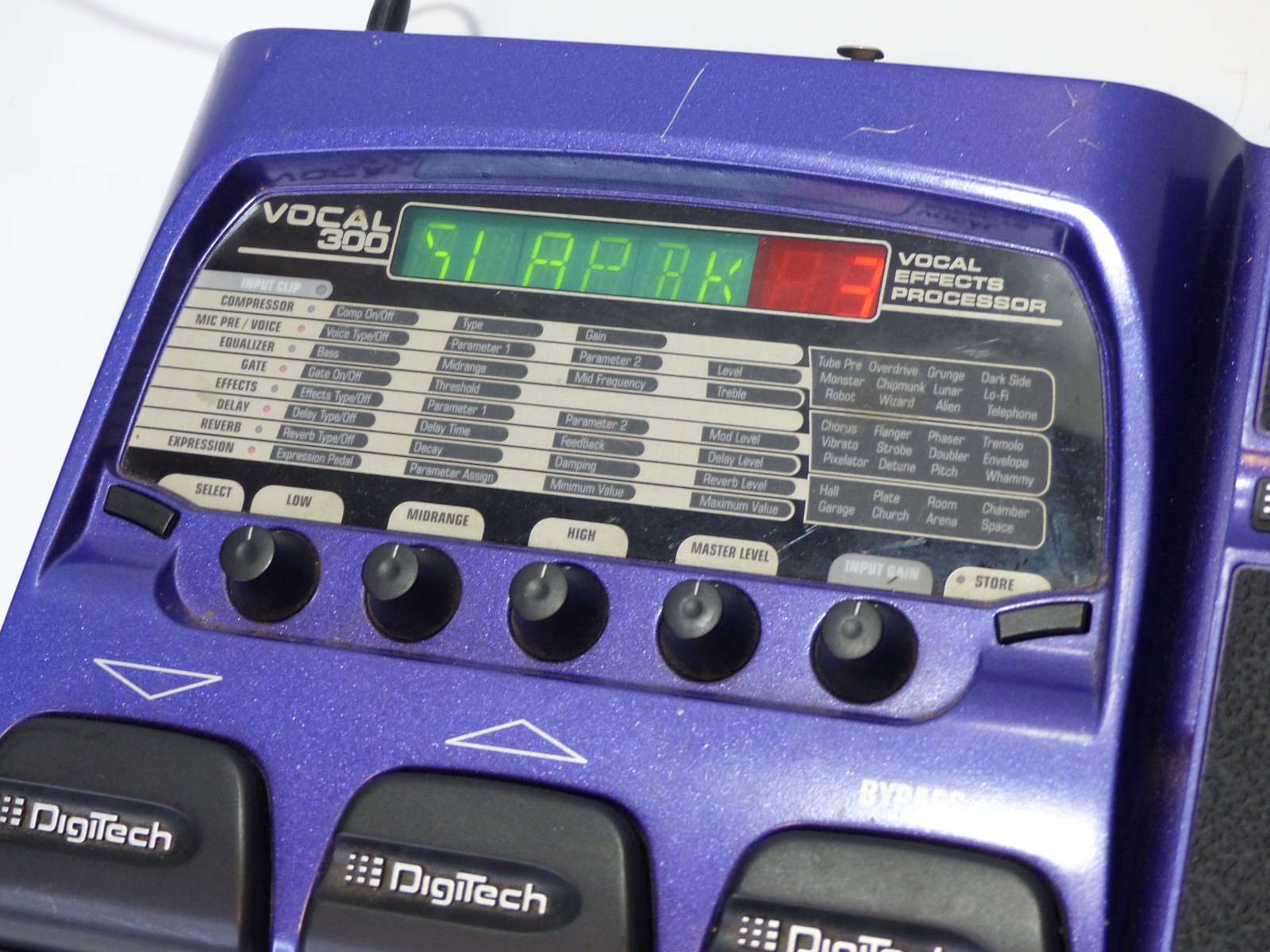 DigiTech Vocal 300 Multi-Effects Processor Voice Changer - Used - Working