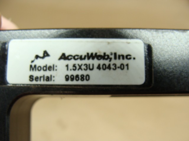 ACCUWEB WEB GUIDE EDGE SENSOR 1.5X3U 4043-01