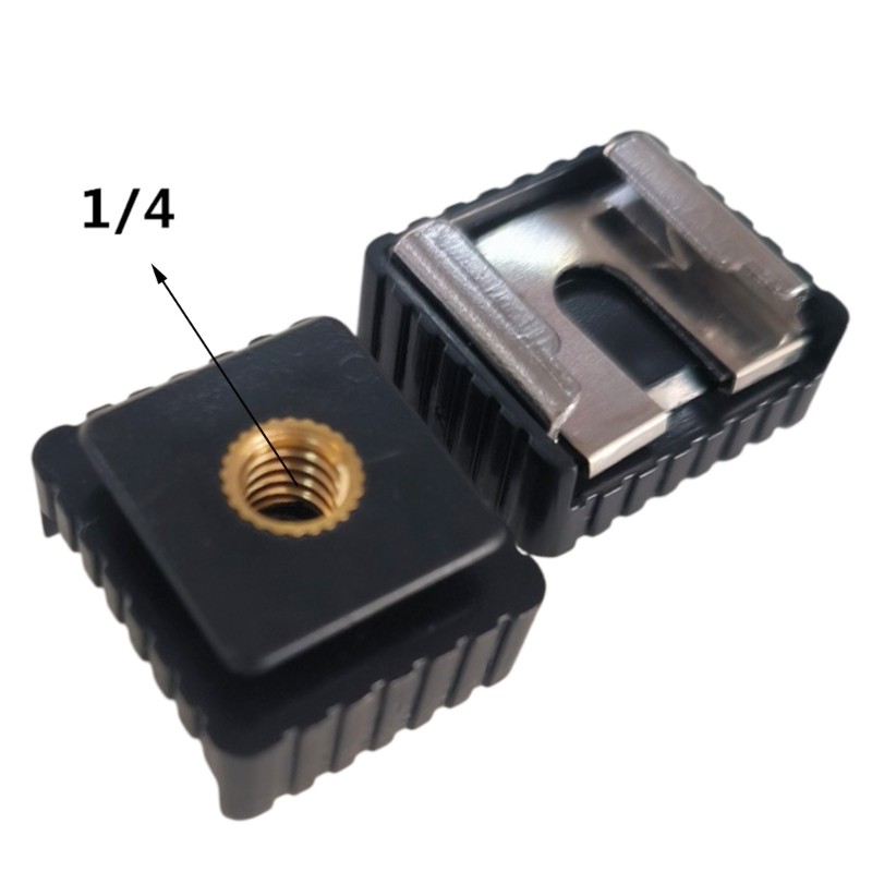 SC-6 Flash Hot Shoe Mount Adapter Lamp Base Hot Shoe Flashlight Bracket Socket