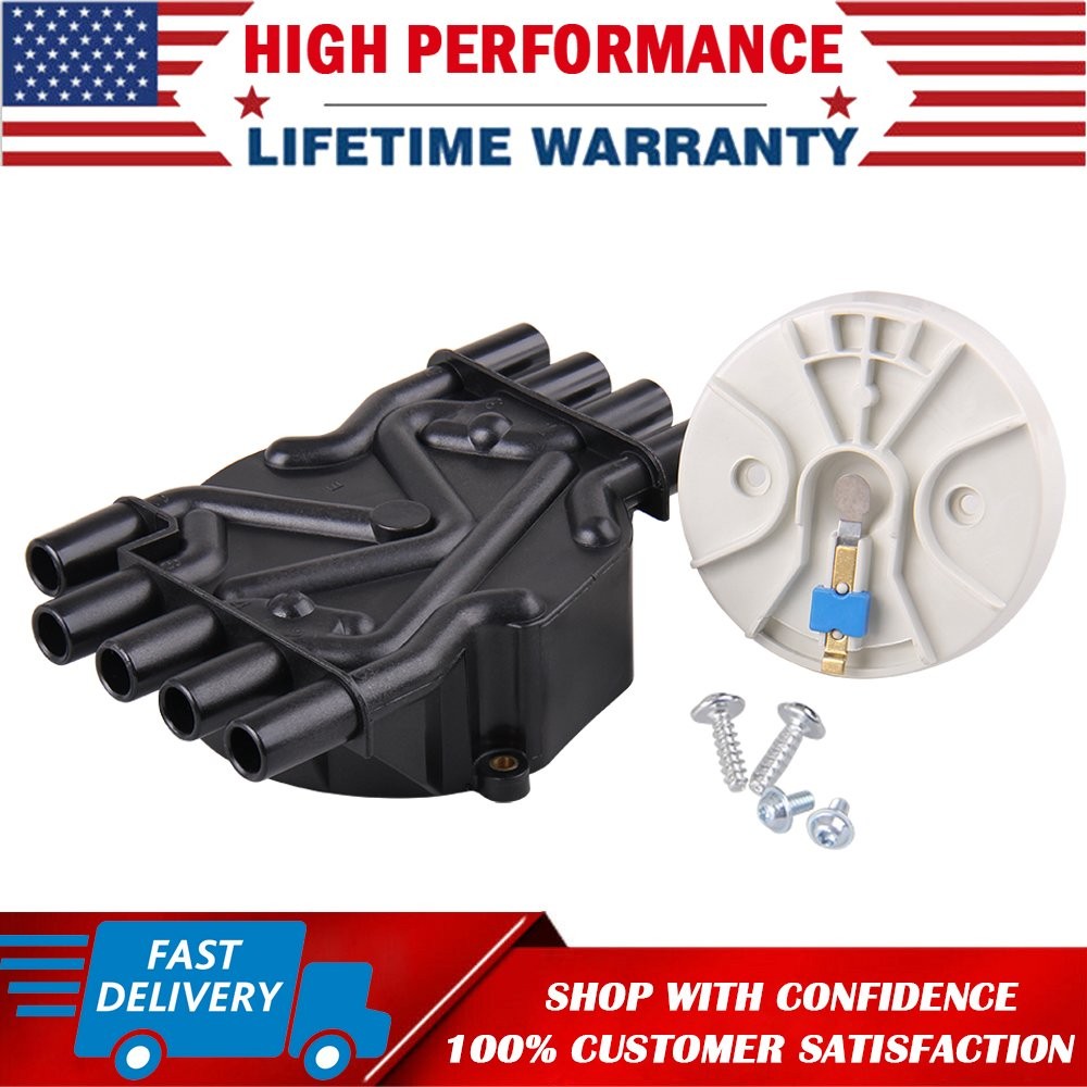 Distributor Cap Rotor For Chevrolet GMC C1500 C2500 V8 5.0L 5.7L Suburban 350cid