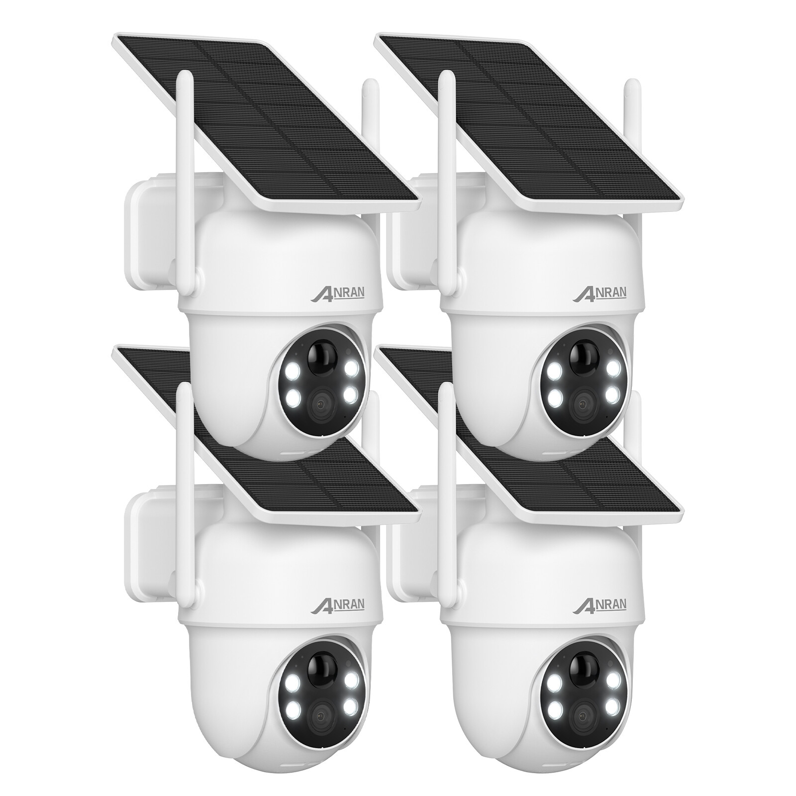 ANRAN Solar Security Cameras System Wireless Outdoor Battery Powered WiFi Camera