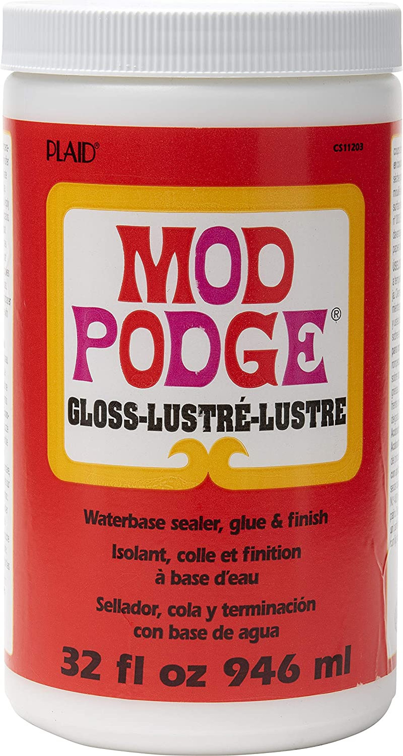 Mod Podge Waterbase Sealer, Glue and Finish, 32 Oz, Gloss CS11203