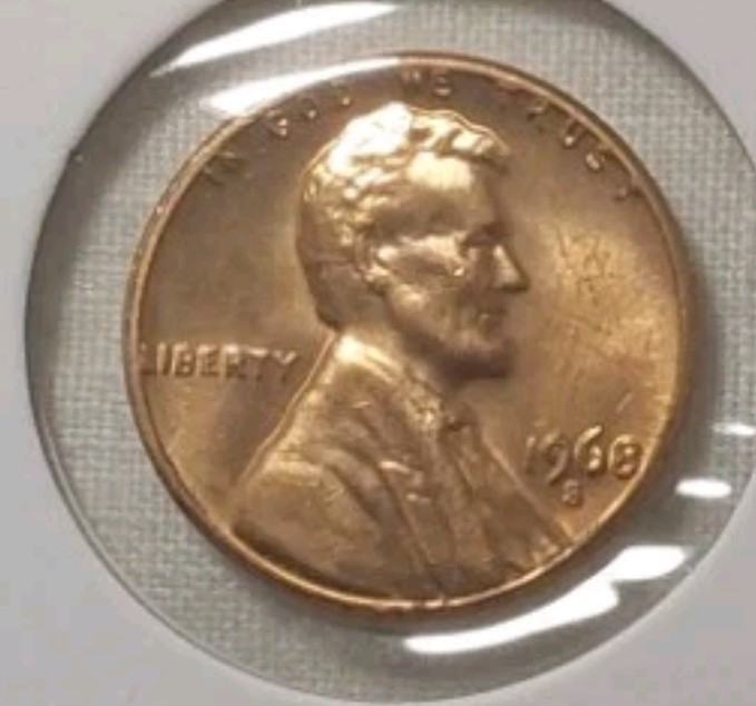 1968-S Lincoln Memorial Penny Gem Brilliant Unc. San Francisco Mint Free Post