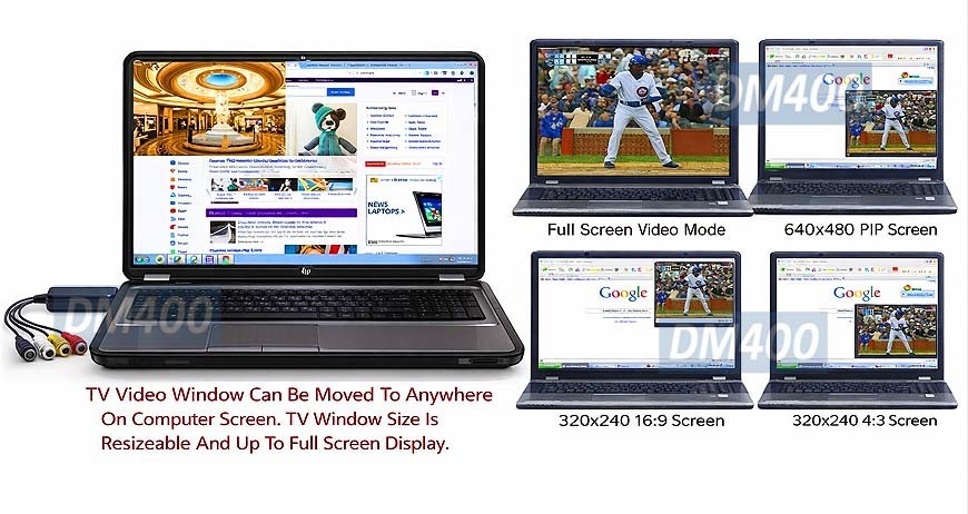 PC-Based BNC RCA S-Video To USB 2.0 DVR Recorder Adapter│Plug-N-Play DVR CCTV