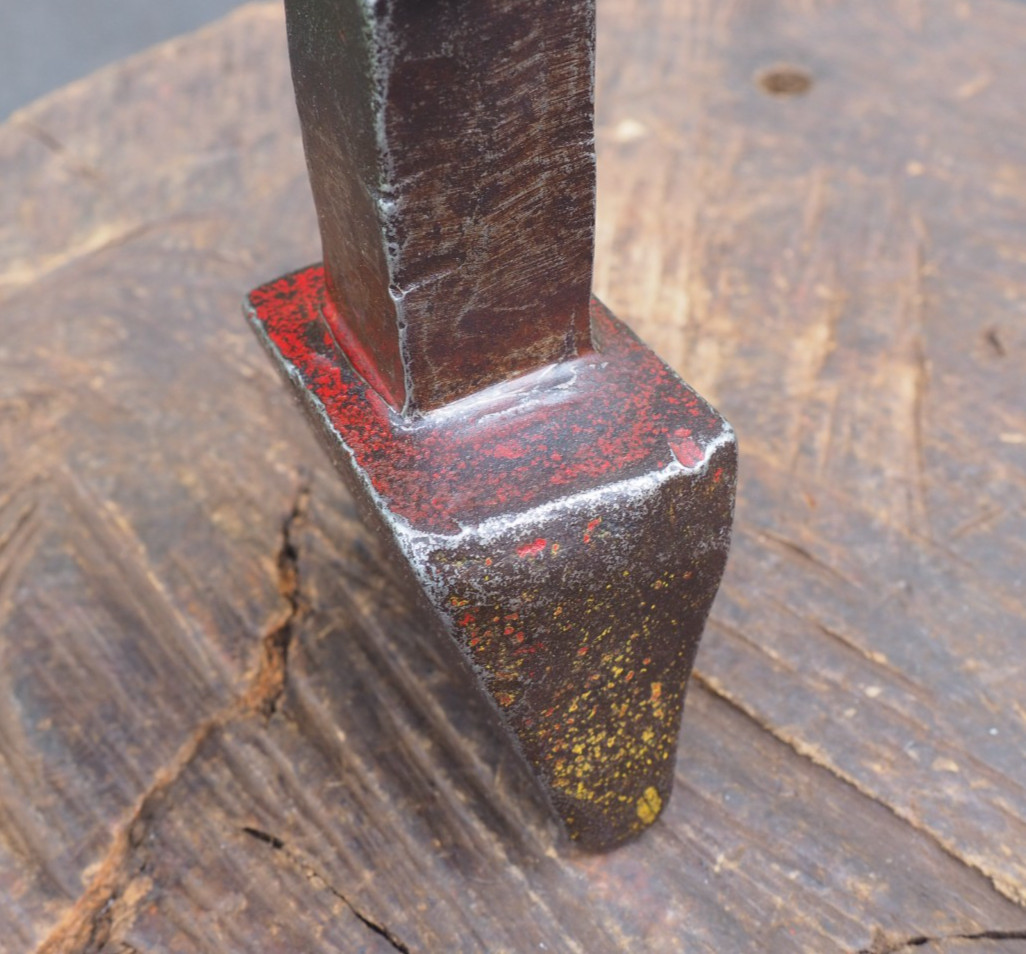 CLEAN 1/2" BOTTOM FULLER 1" HARDY BLACKSMITH ANVIL FORGE BLADESMITH CREASING OLD