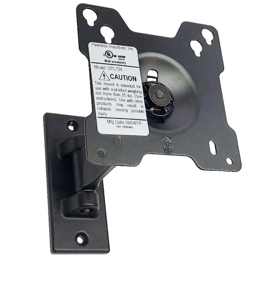 Peerless SPL724 Pivoting Wall Mount for 10-29" Monitor No Mounting Hardware