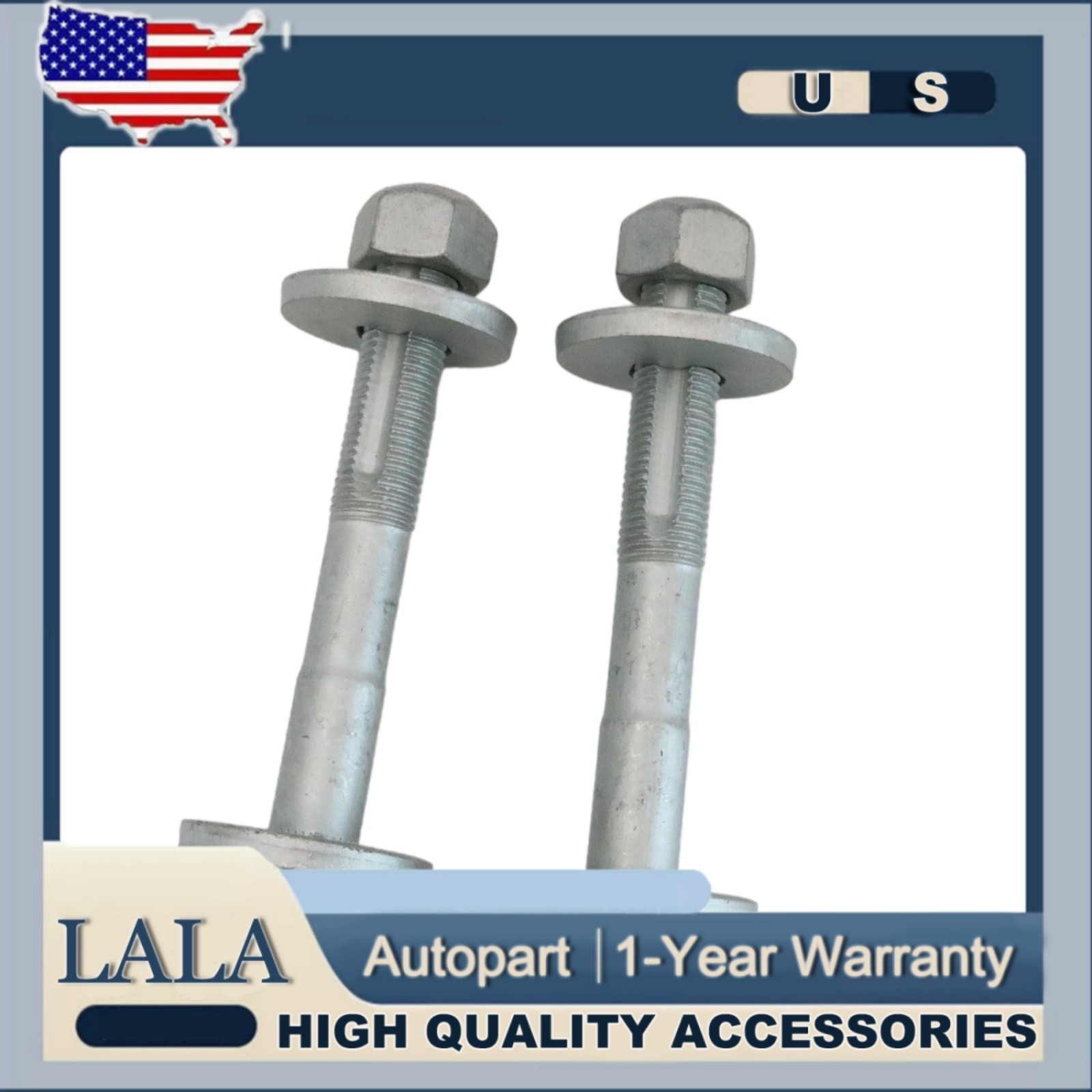 2x Camber Adjusting Eccentric Bolt Left Right For 04-2017 Volkswagen Touareg