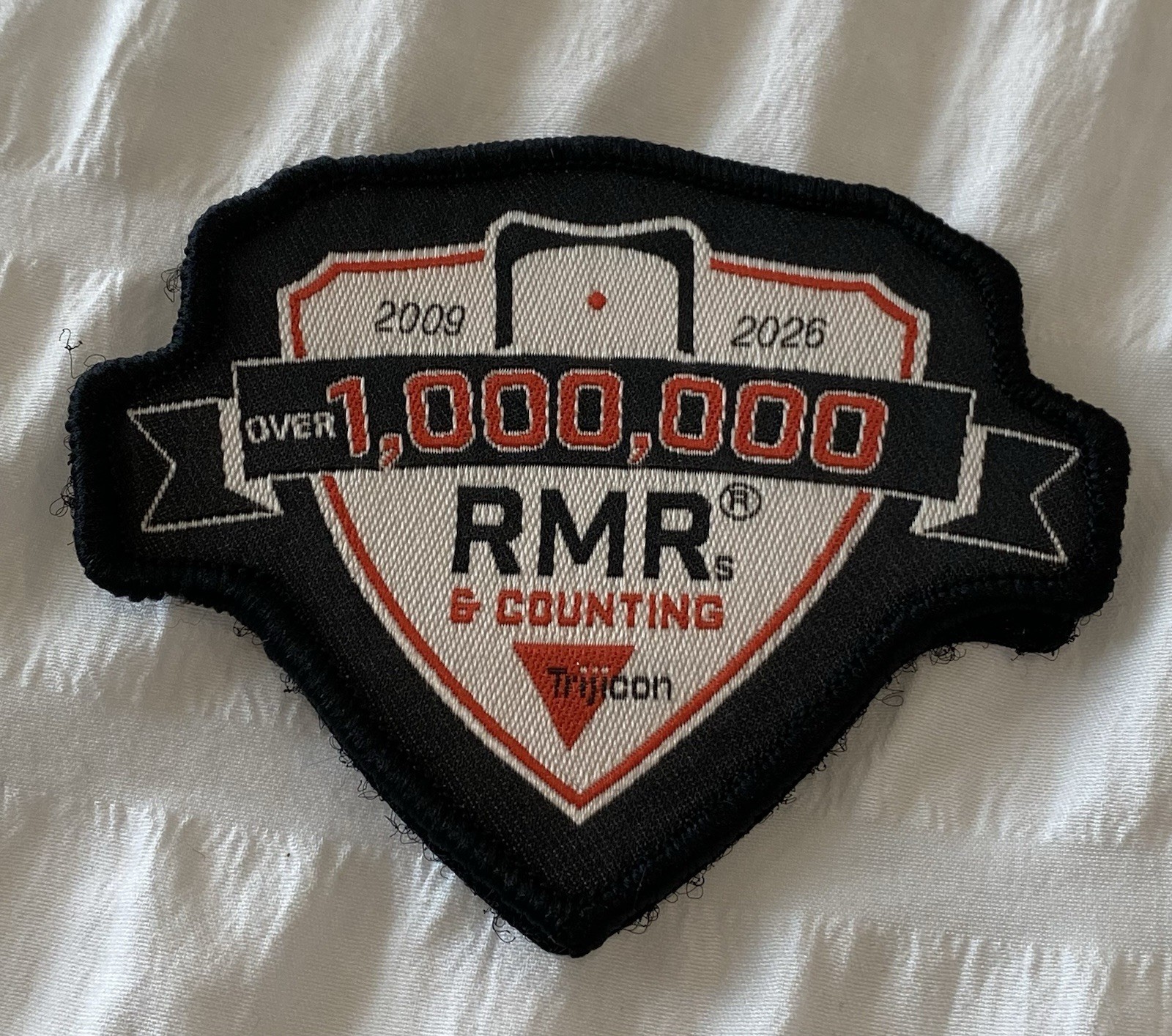 NRA 💥 Show 2016 Trijicon “Over 1,000,000 RMR & Counting” Patch, Hook&Loop +...