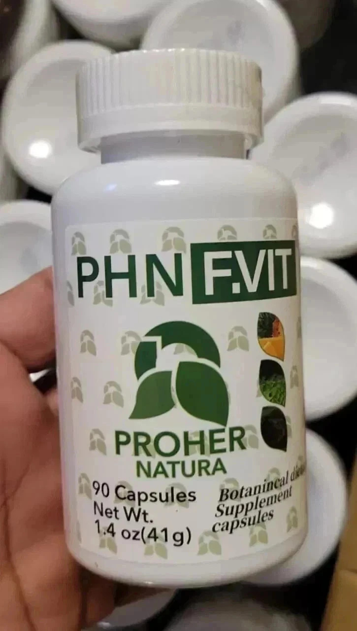 PROHER NATURA PHN Figure F VIT 100% NATURAL QUEMADOR DE GRASA 90 Capsules (New)