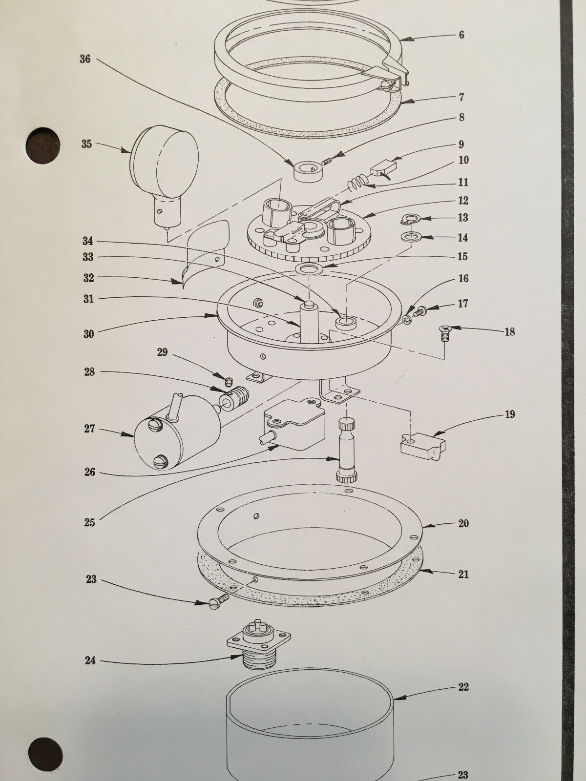Grimes G-7740A Parts Breakdown Instruction Sheet