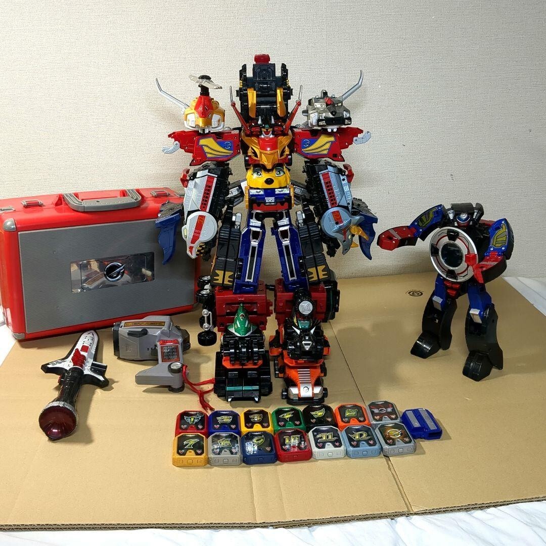 BANDAI Power Rangers Engin Sentai Go-Onger DX Engin-Oh G12 Megazord Used Japan
