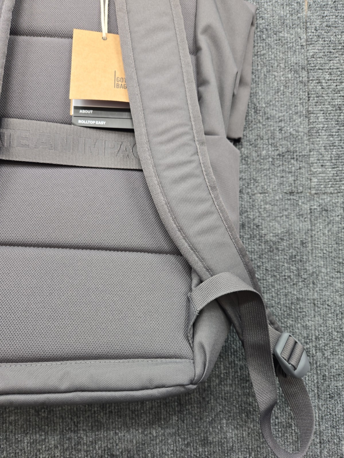 GotBag Roll Top 31L Backpack Gray