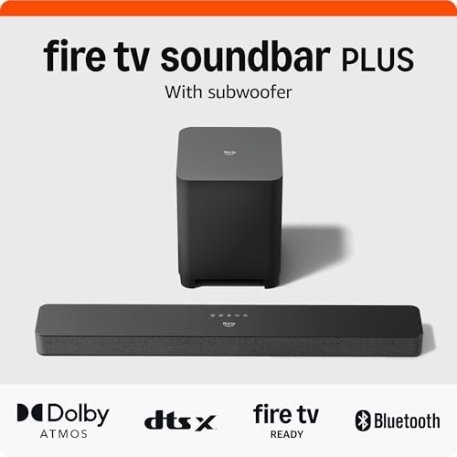 Amazon Fire TV Soundbar Plus subwoofer 3.1 channel Dolby Atmos - Scratch & Dent