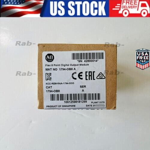 2022 Newest ABNew Sealed 1794-OB8 Flex 8 Point Digital Output Module USA NEW