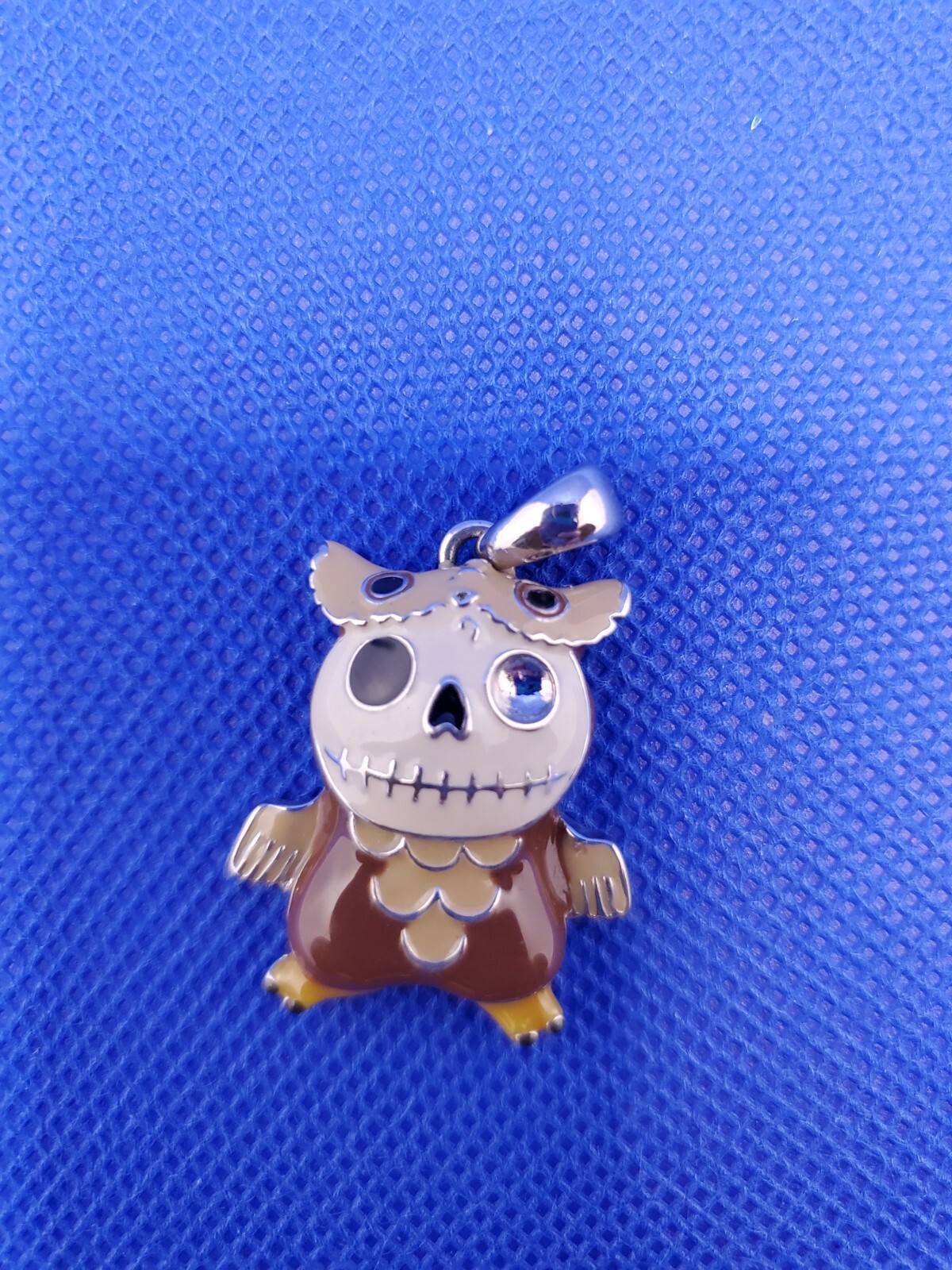 Ebros Furrybones Voodoo Chocolate Hootie Horned Owl Pendant Jewelry