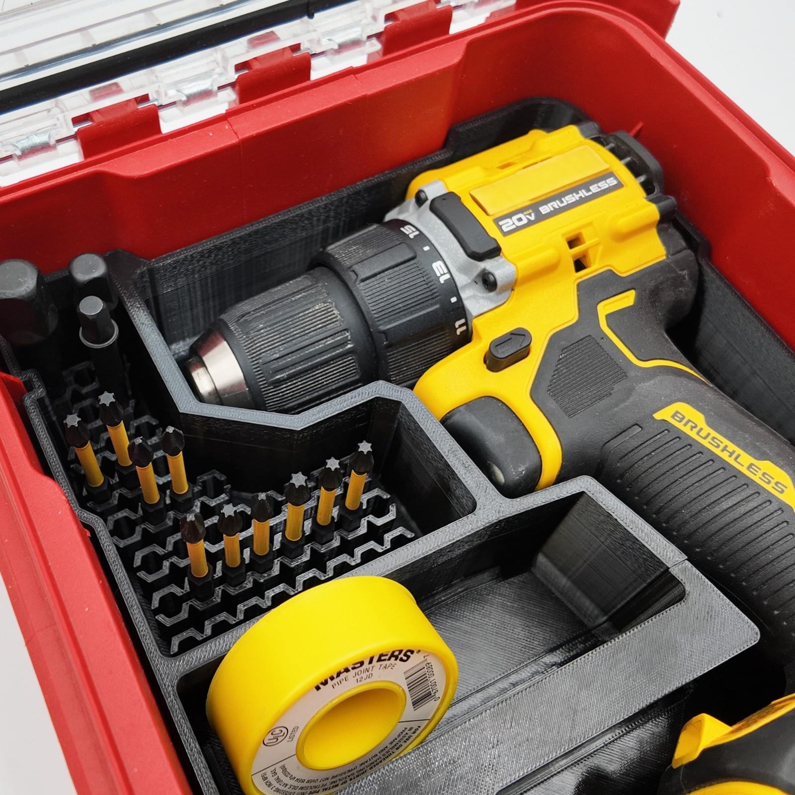 20V Brushless Drill (DCD794) Organizer for Milwaukee Compact Packout