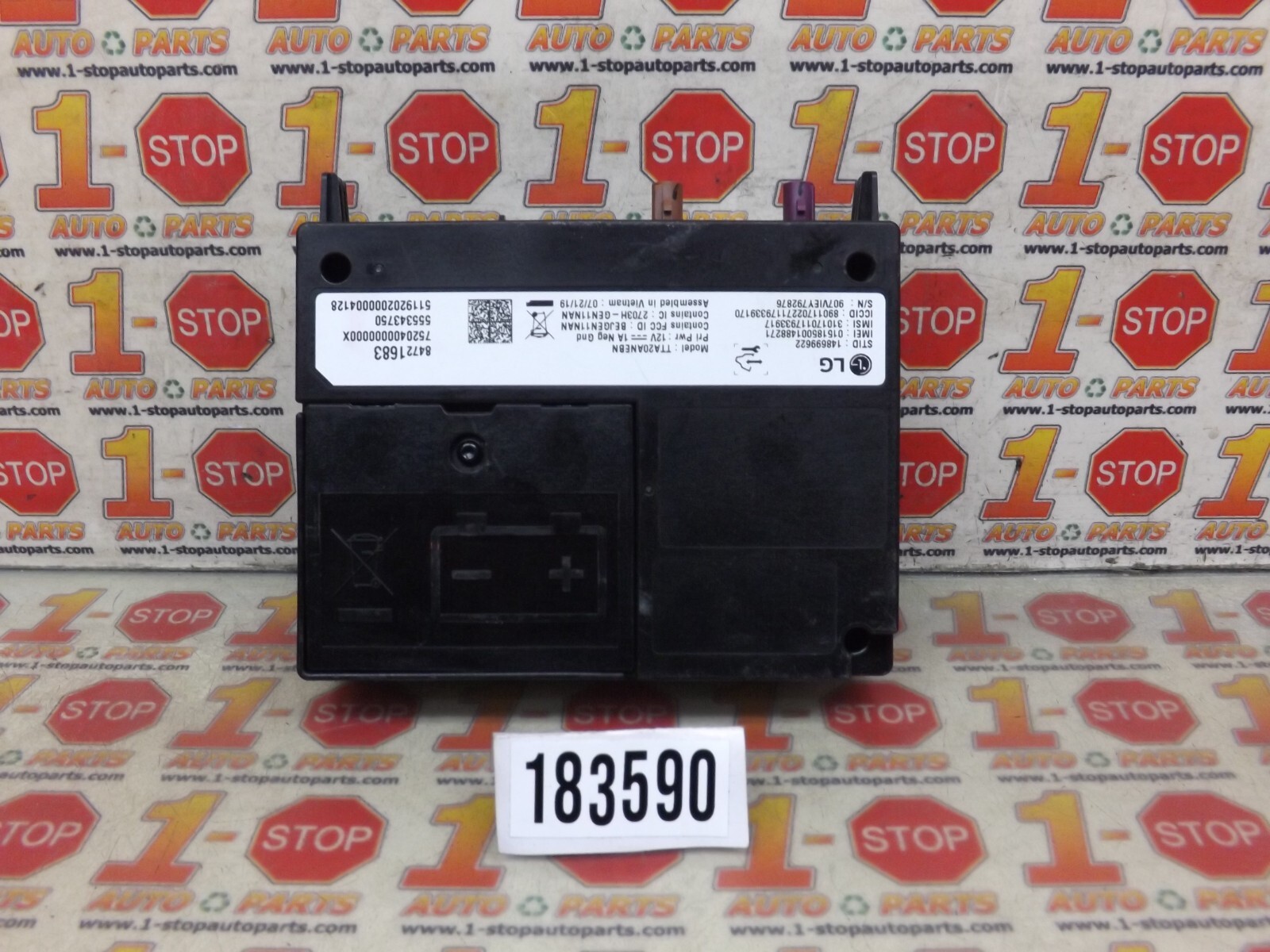 2020 CHEVROLET TRAVERSE COMMUNICATION TELEMATICS CONTROL MODULE 84721683  OEM