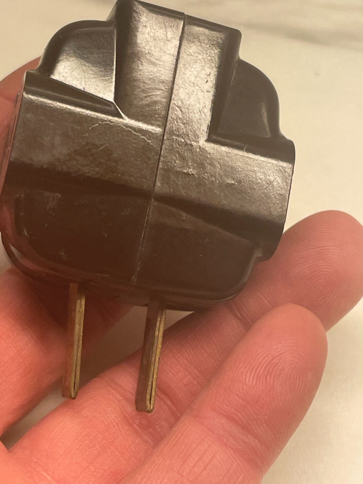Vintage Bakelite Wall Socket Multi Plug Adapter Extension 1940’s