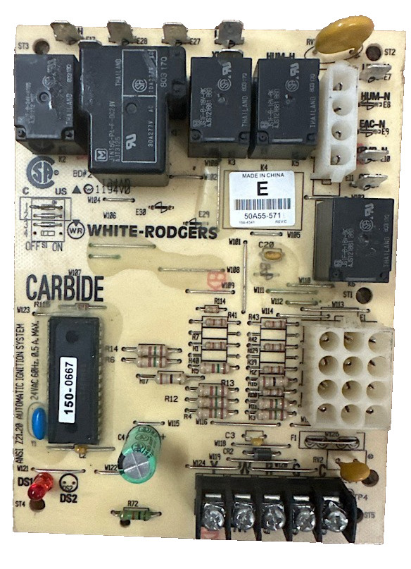 50A55-571 GUARANTEED OEM w/NEW MOUNT PEGS CNT2789 Control Board D341122P01