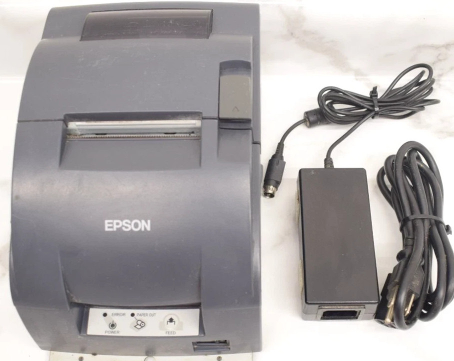 Epson TM-U220B M188B Thermal Receipt Printer Network Ethernet Auto-Cutter USED