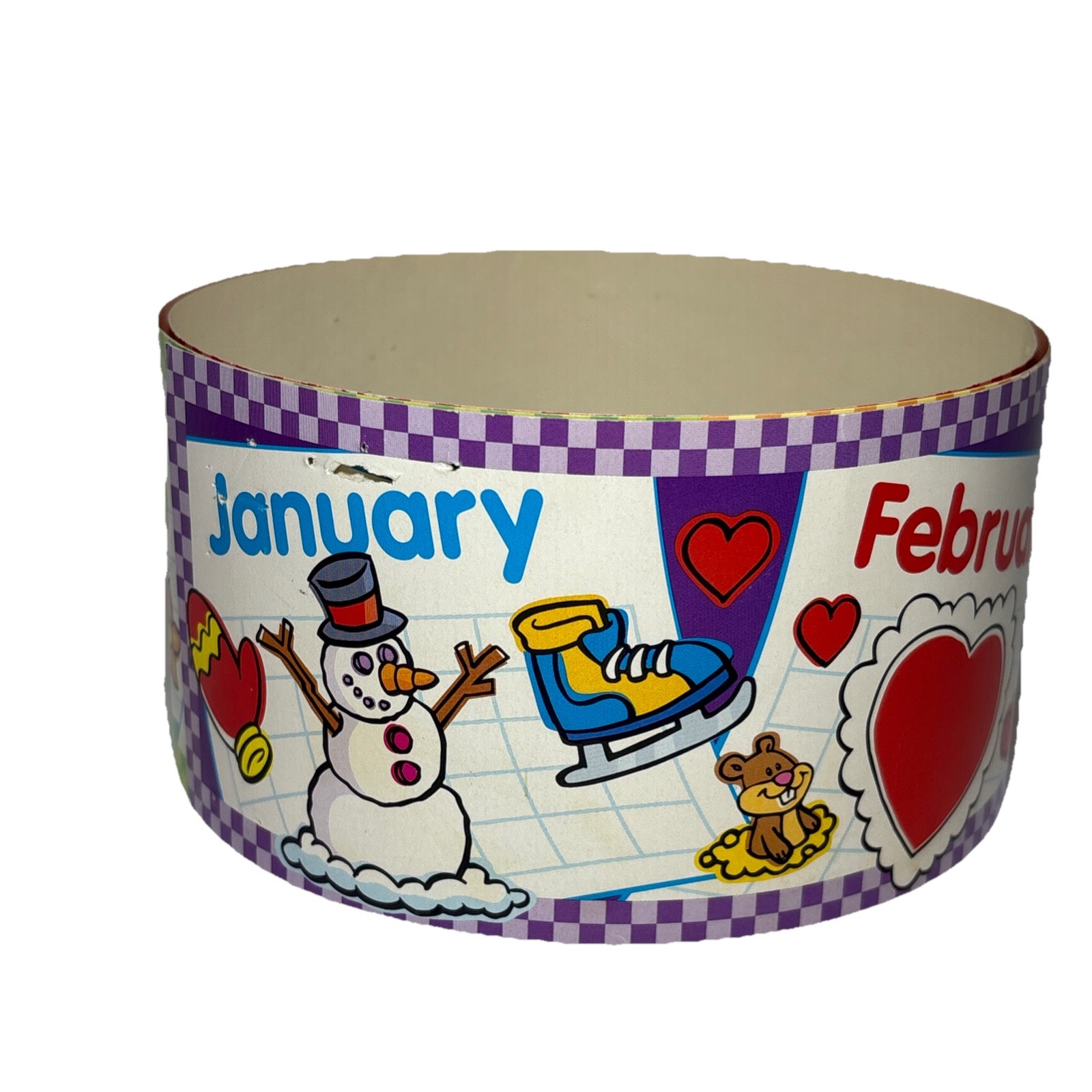NEW Thick Paper Poster Strip Pk For School Classrooms, Months Of The Year