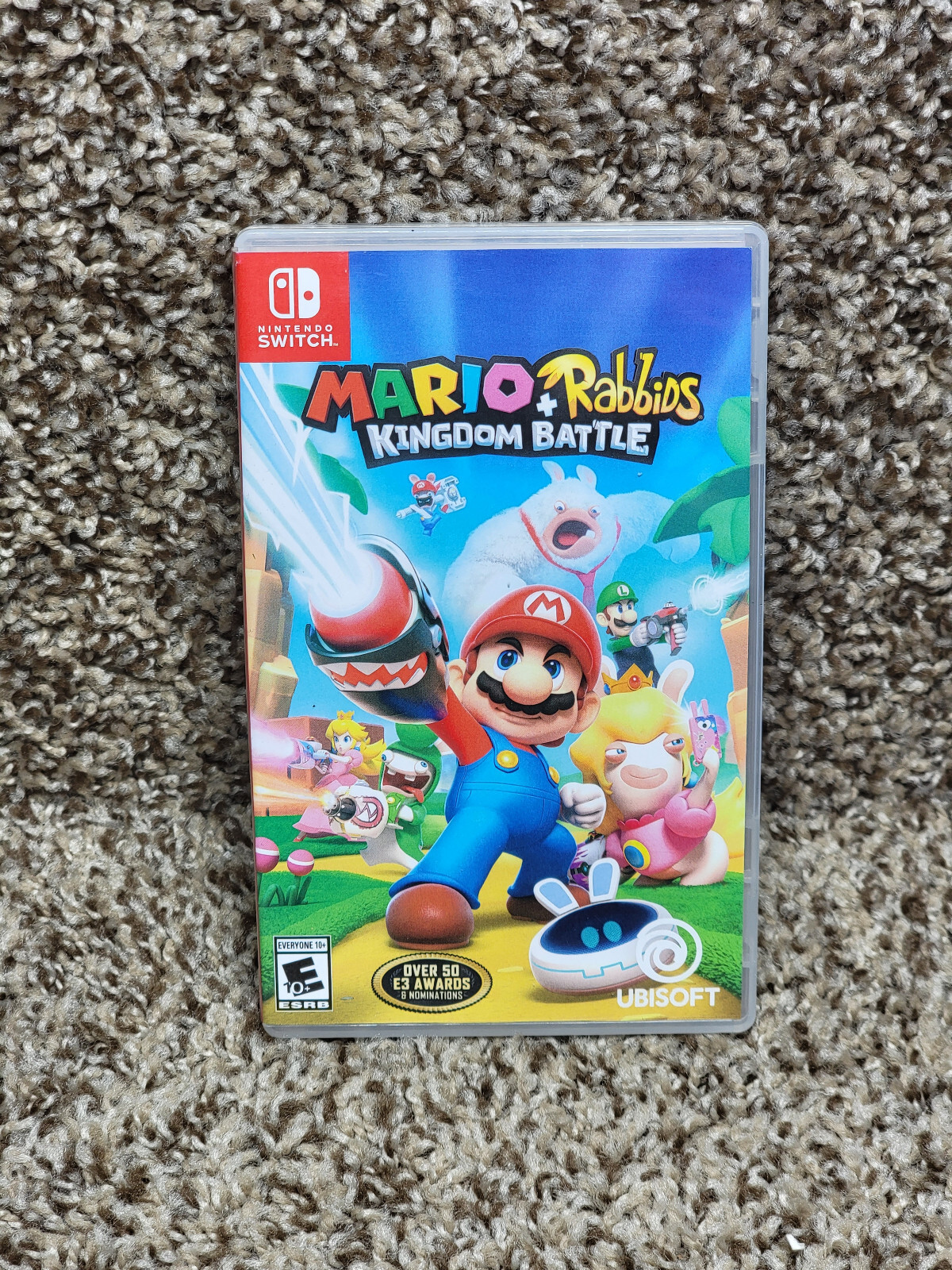 Authentic Replacement Case ONLY for MARIO RABBIDS KINGDOM BATTLE - Switch Box