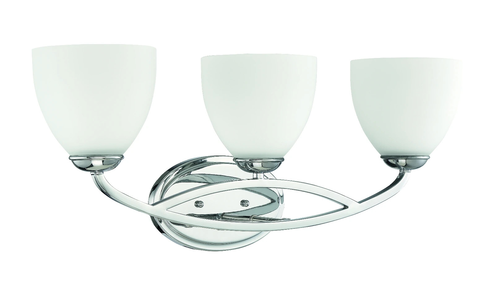 Rowanty 100W 3-Light Medium E-27 Incandescent Vanity Fixture in Brushed Nickel