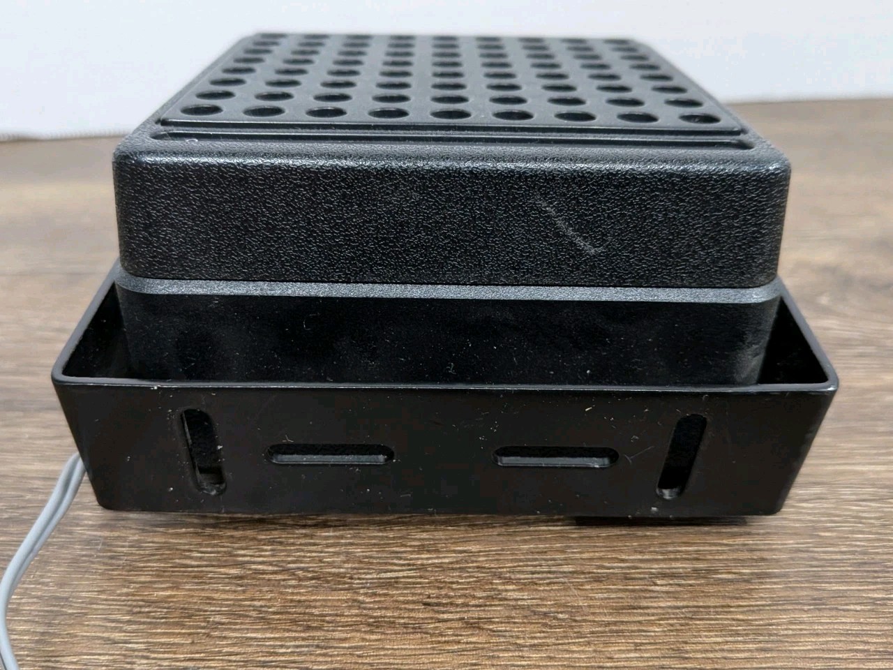 Icom IC-SP-5 External Speaker with Bracket Aux Cable Vintage - Tested