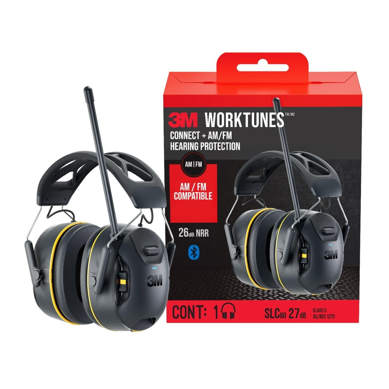 AM FM Wireless Hearing Protector with Bluetooth Technology Bluetooth Hearing