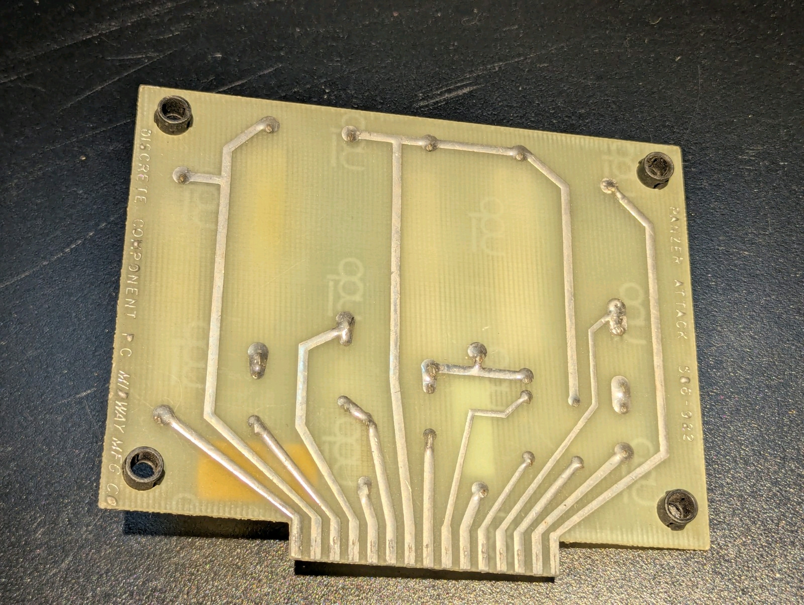 Panzer Attack Arcade Machine Discrete Component Board 586- 922 New Cap