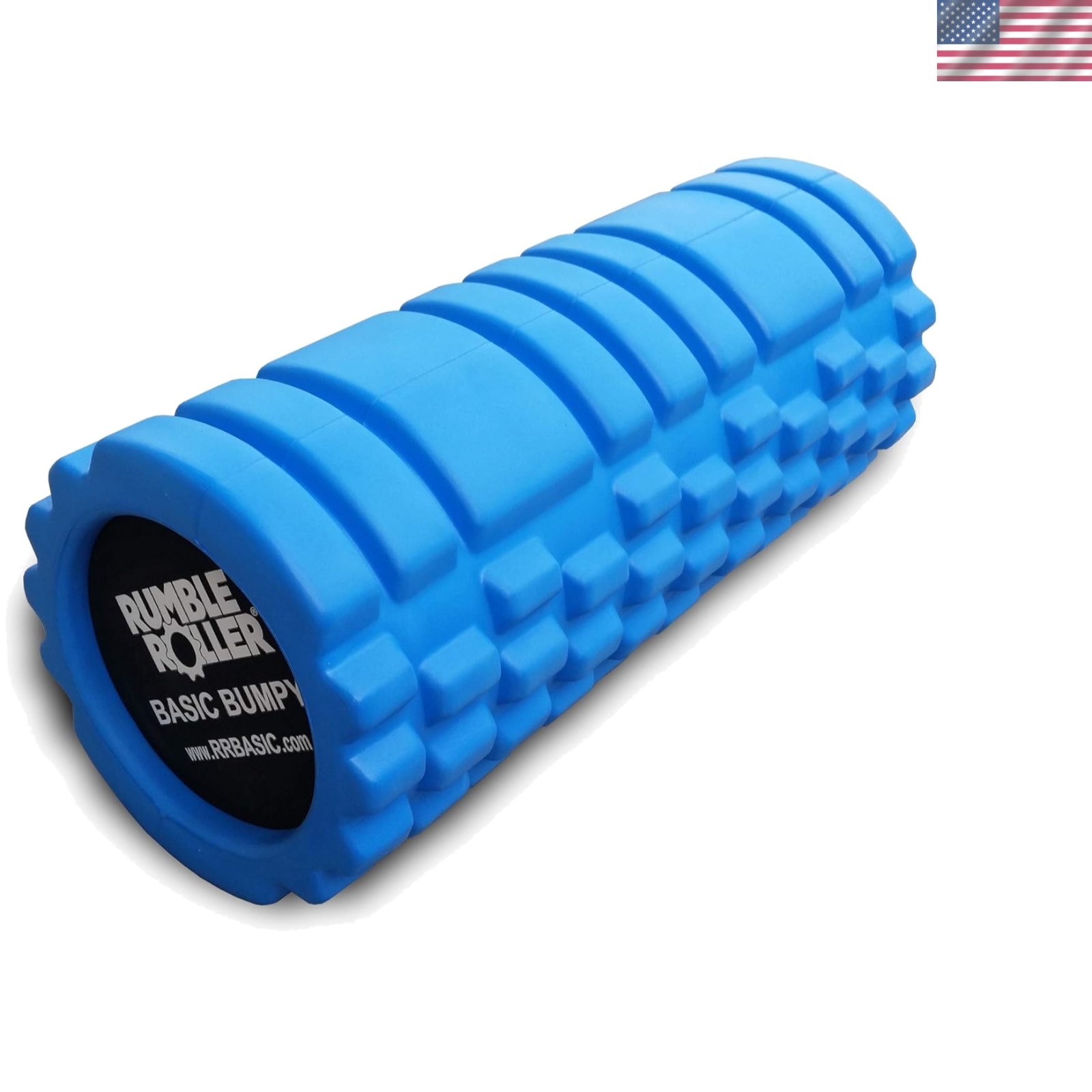 13-Inch Solid EVA Foam Roller with Grid Texture for Muscle Relief & Flexibility