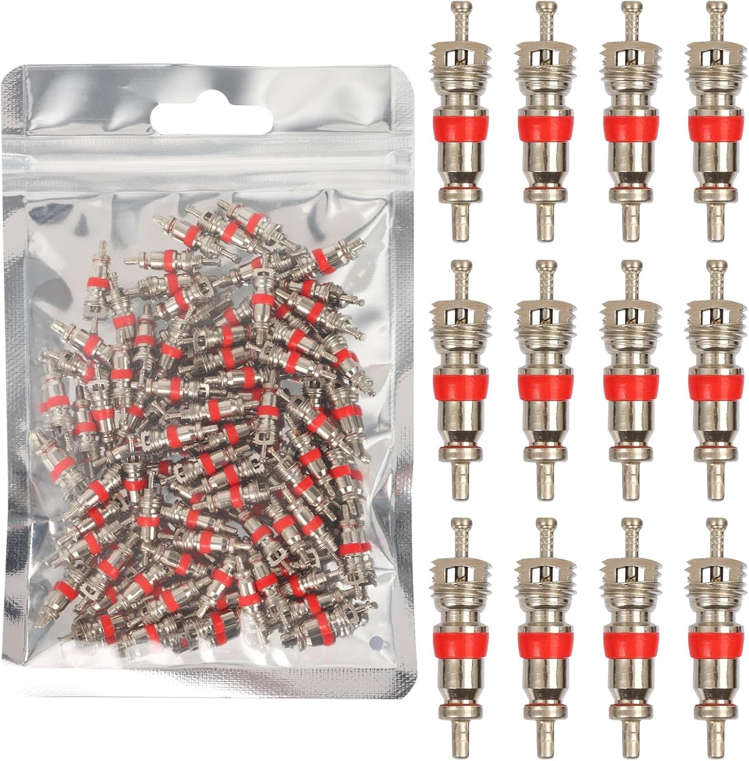 9002/TRC1 Nickel Plated Brass Tire Valve Core for Most Automotive, RV, ATV, Tire