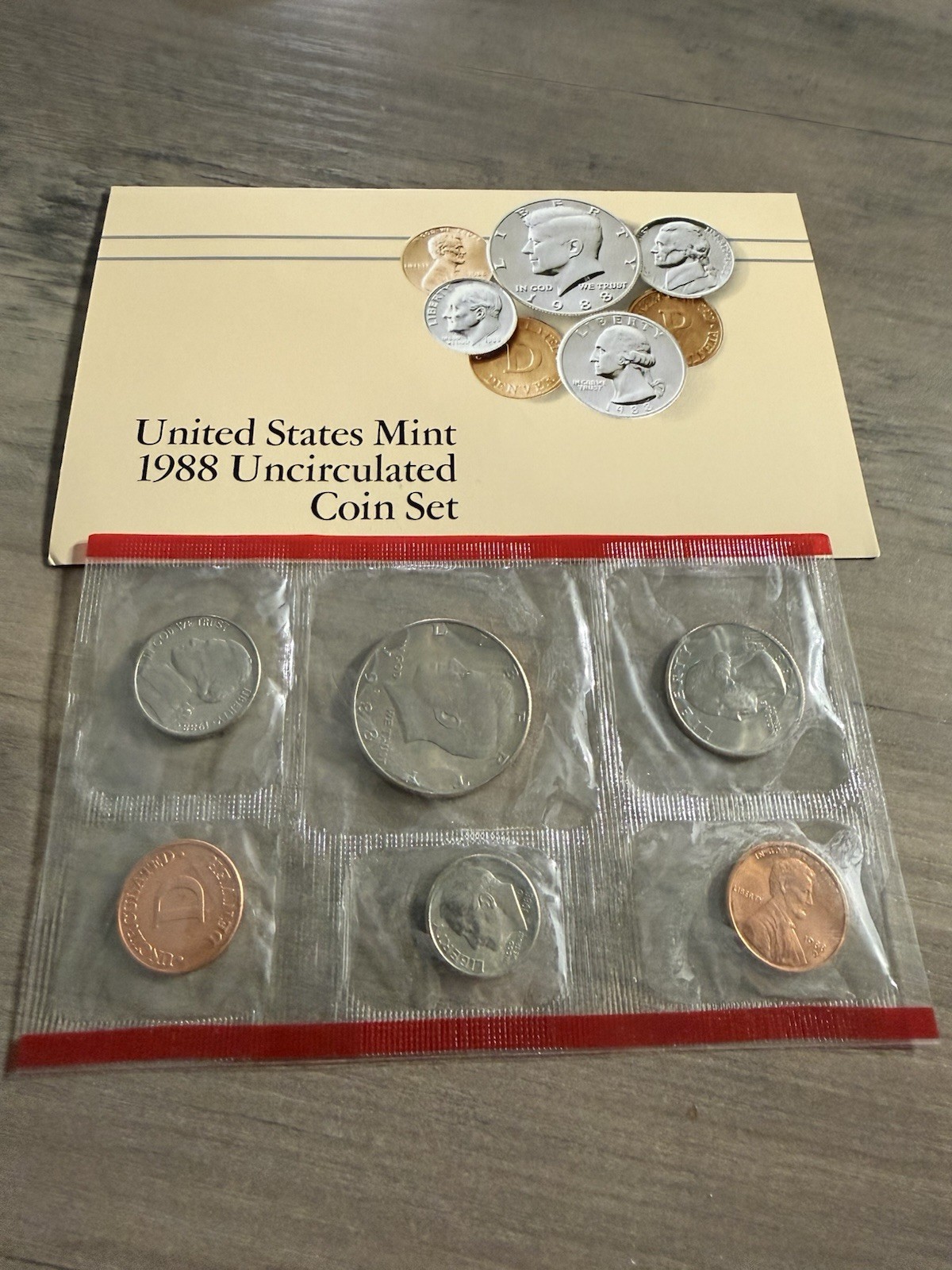 1988 US Mint Uncirculated Coin Set