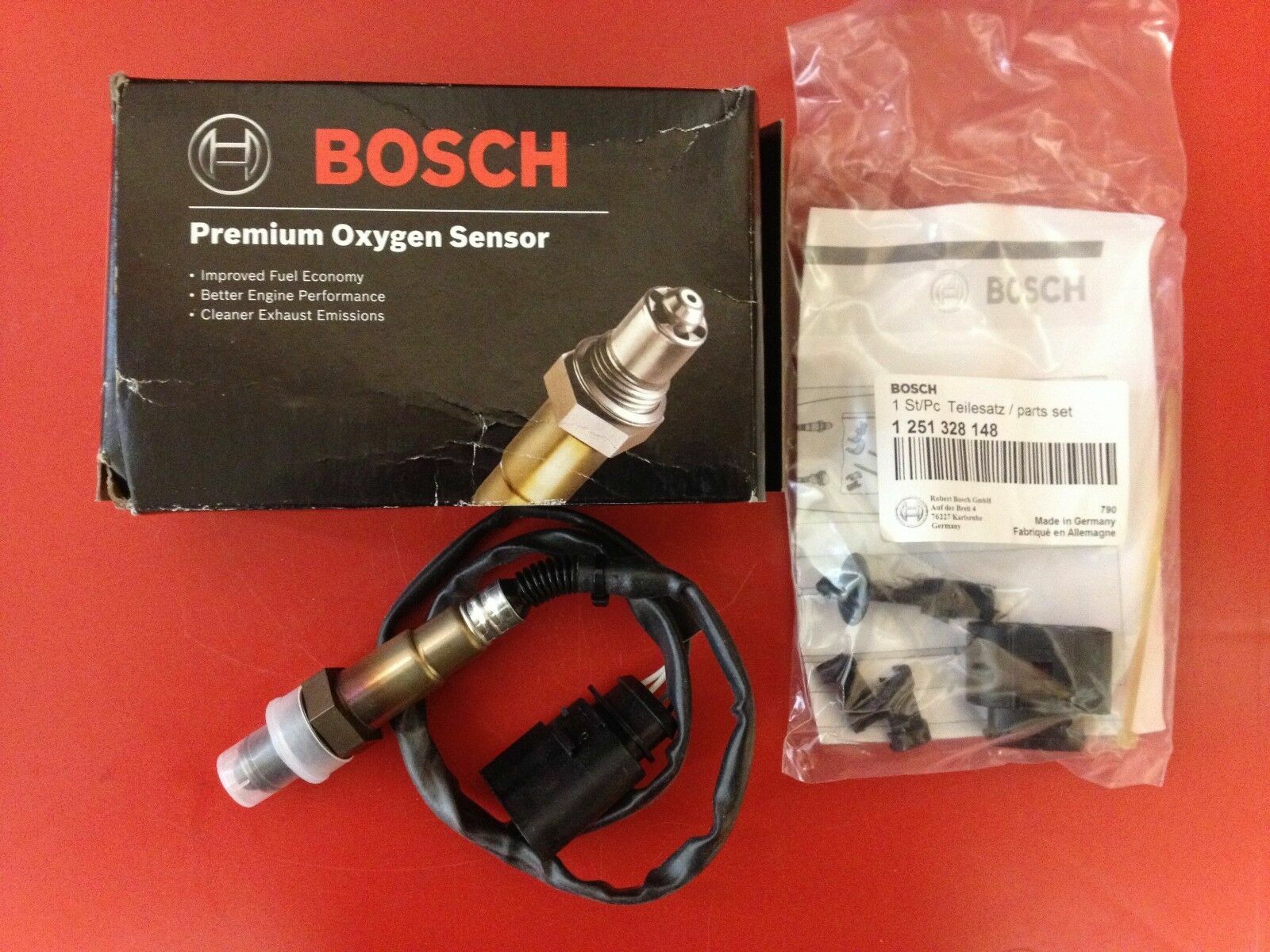 BOSCH 42827VG AMU Oxygen Sensor Upstream For 2001-2002 Audi TT Quattro NO BOX