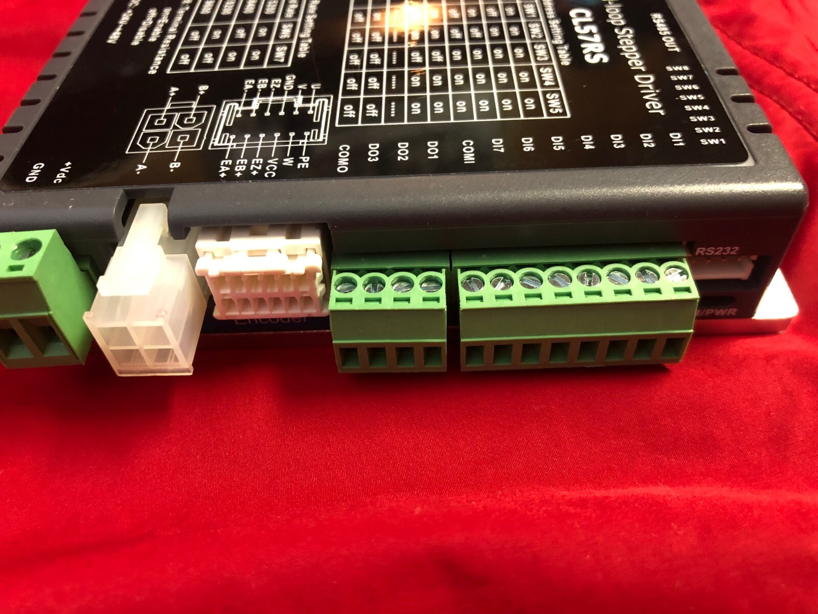 CL57RS Closed Loop Stepper Motor Driver Controller Modbus RS485 IN OUT