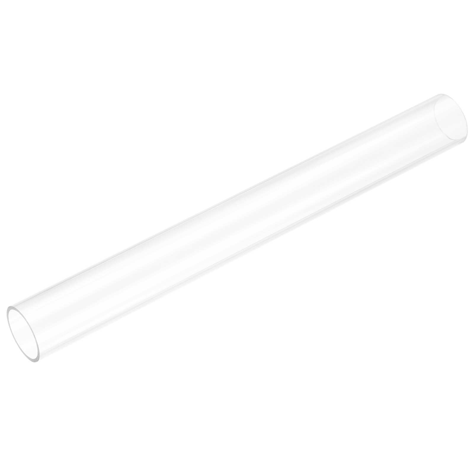 Rigid Round Clear Tubing 23mm ID x 27mm OD x 250mm Length Plastic Tube