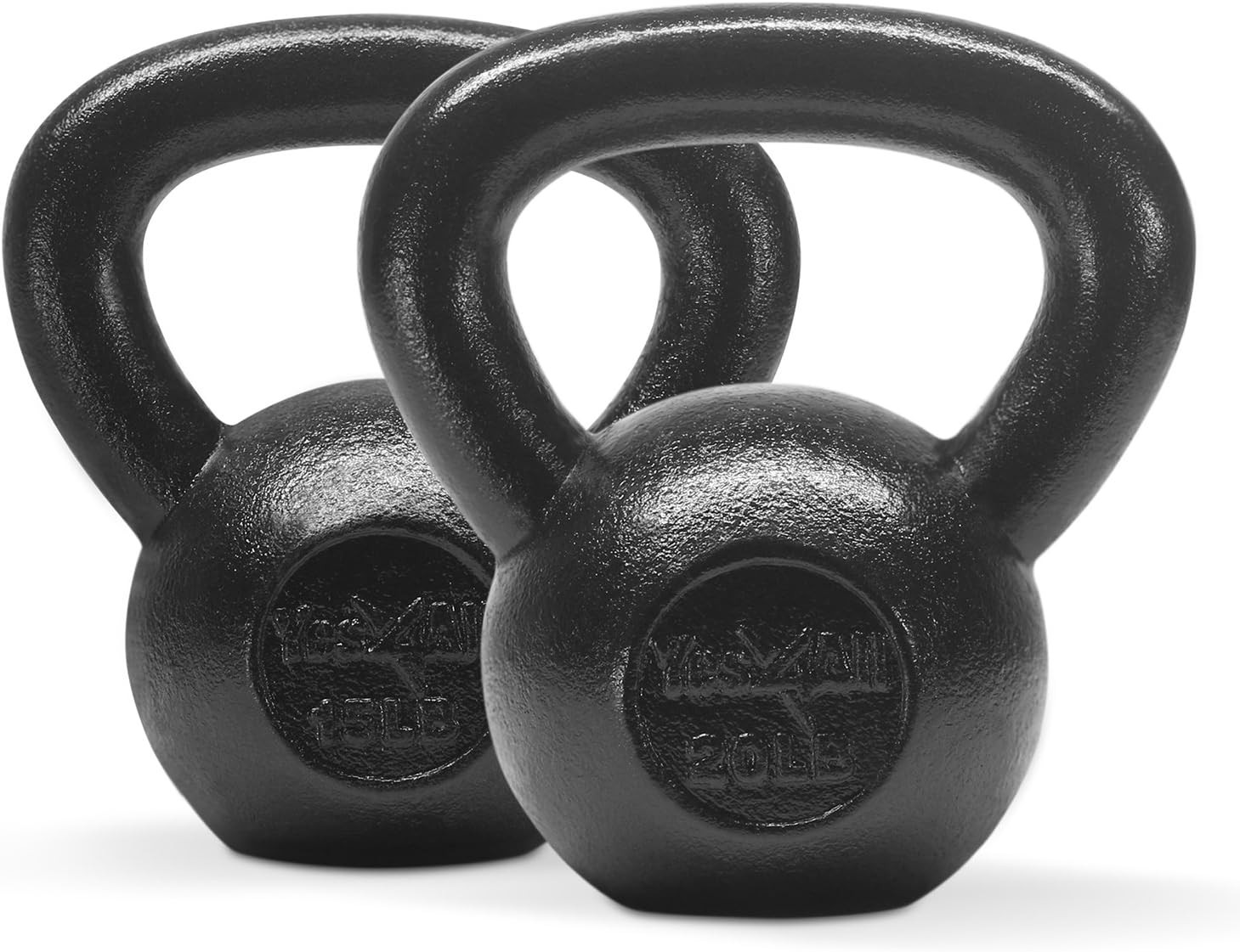 Kettlebell Sets, 5 - 10 - 15 - 20 - 25 - 30 LB Cast Iron Strength Training Kettl