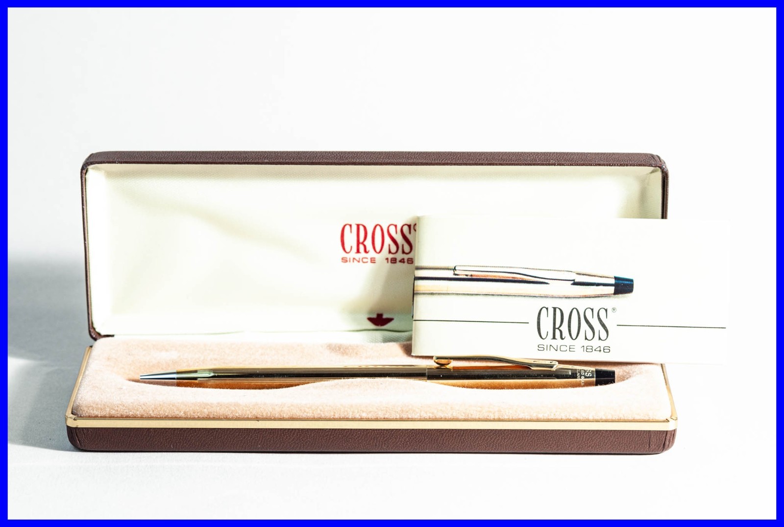 CROSS Century Ballpoint Pen In Rolled Gold Made In Ireland With Orig. Box
