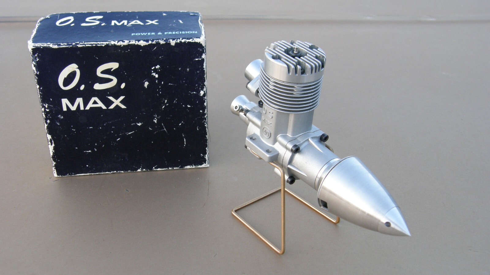 OS MAX .40 VR GAS/NITRO MODEL AIRPLANE SPEED ENGINE with REAR INTAKE & EXHAUST