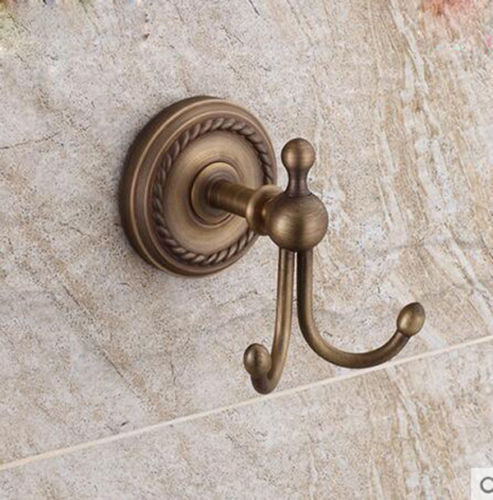 Bathroom Hardware Set Antique Brass 6-Pieces Set Bath Accessorys Rack Holder