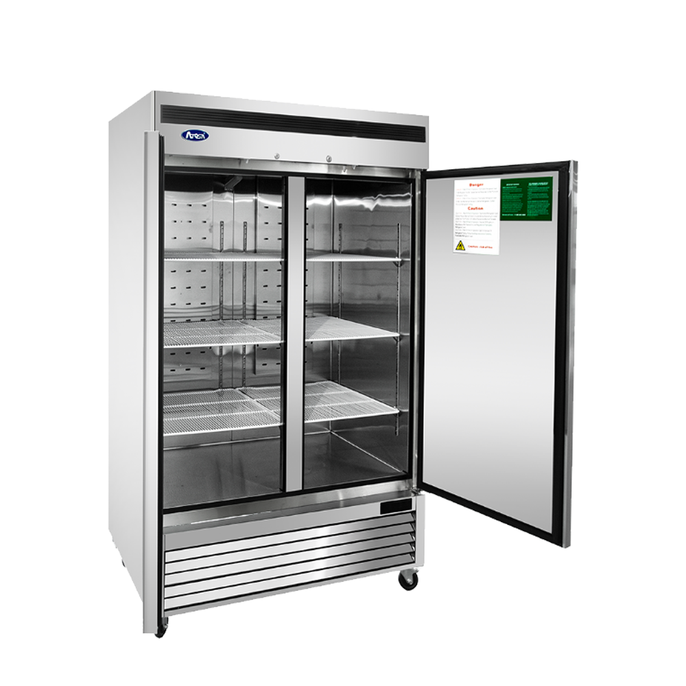 Atosa MBF8507GR, Bottom Mount 2-Door Refrigerator