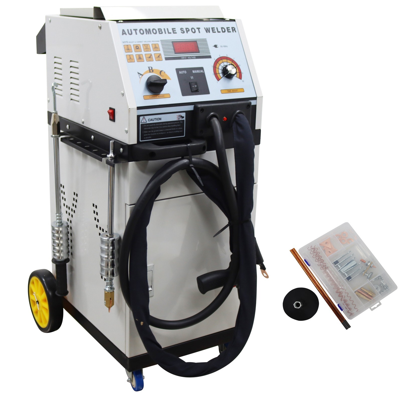 Dent Pulling Machine Spot Welder Dent Puller Car Repair Removal Kit w/Shelf 220V