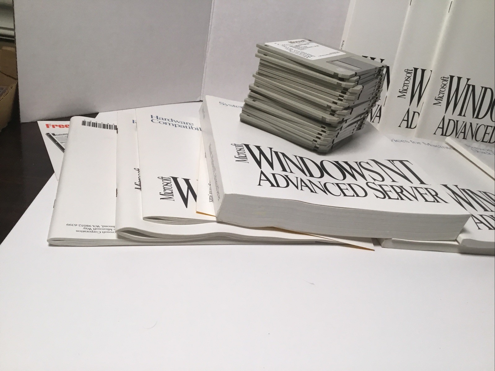 Microsoft Windows NT Advanced Server 3.1 Promotional Sample Large Box.