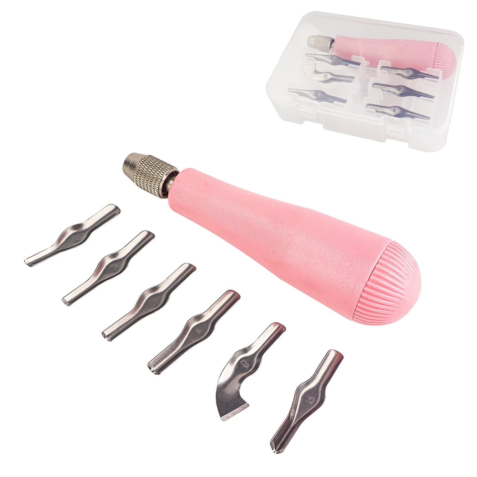 Linocut Carving Kit Tools Linoleum Cutter Assortment for Block Printing for D...