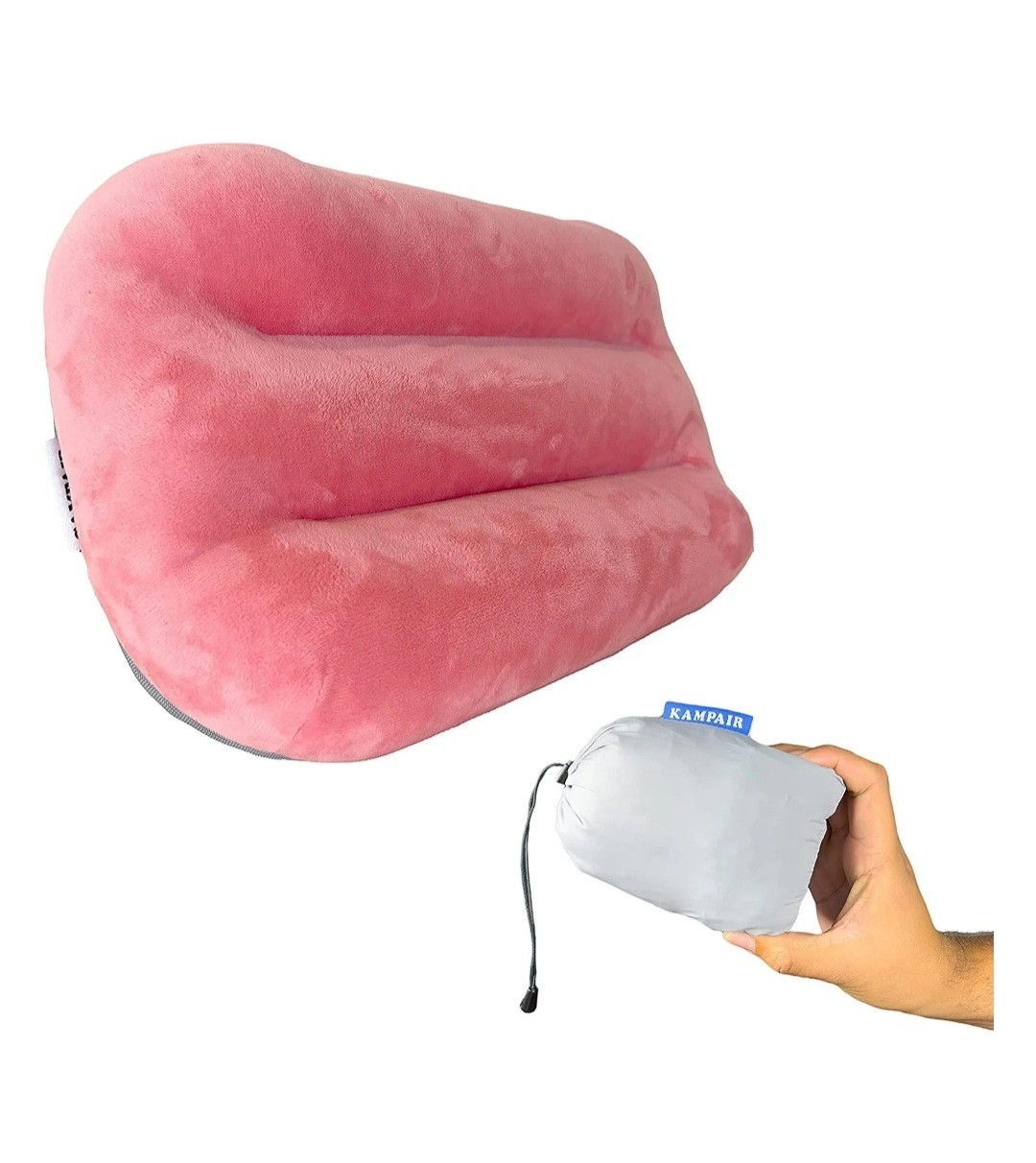 Kampair Portable Camping Inflatable Pillow, Lightweight, Compact, Ergonomic